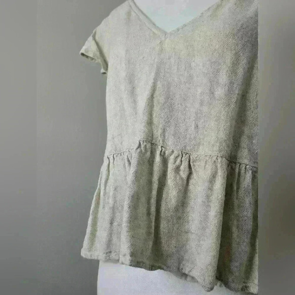 Abercrombie & Fitch Linen Flutter Sleeve - Picture 9 of 11